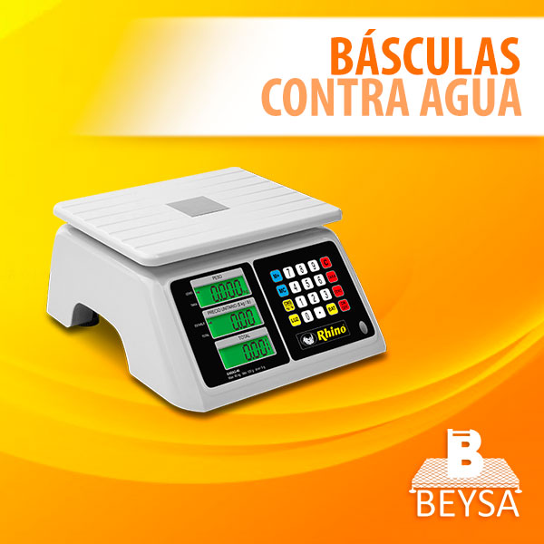 Básculas contra agua